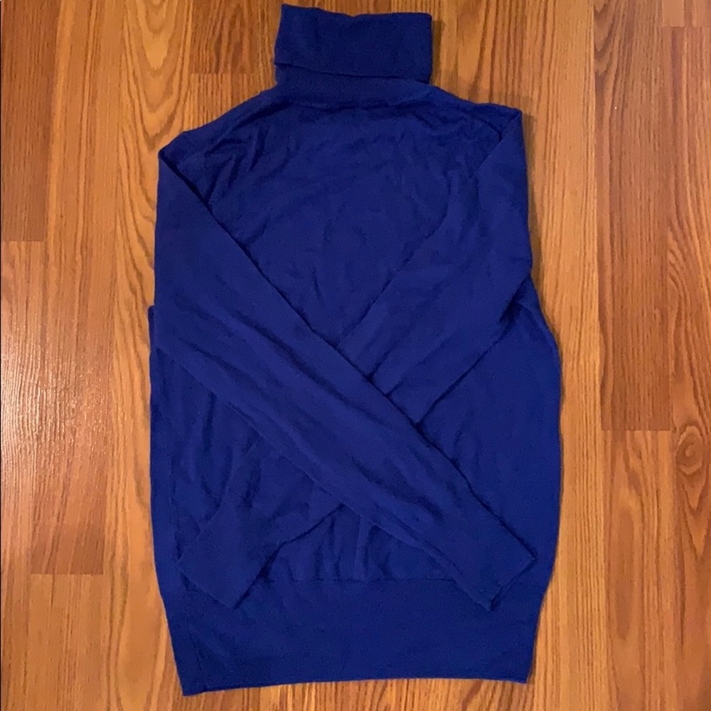 J. Crew Cobalt Turtleneck Sweater